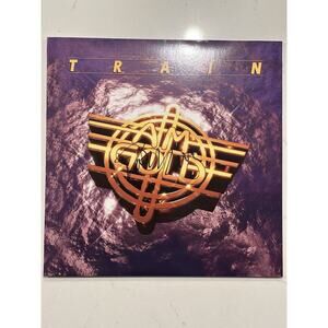 SIGNED Train - Am Gold Vinyl LP - AUTOGRAPHED Sleeve - In Hand